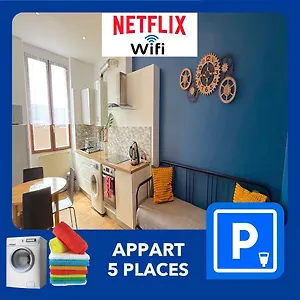 Chic&cosy F2 Gare Netflix Centre-ville Saint-Etienne (Loire)